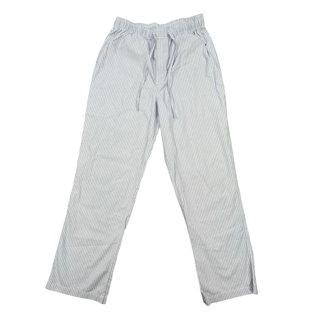 Brooks Brothers Blue Striped Drawstring Cotton Pajama Pants Mens Small S